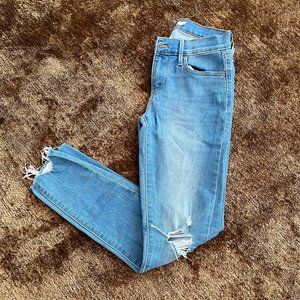 Levi 710 Super Skinny Medium Wash Jeans